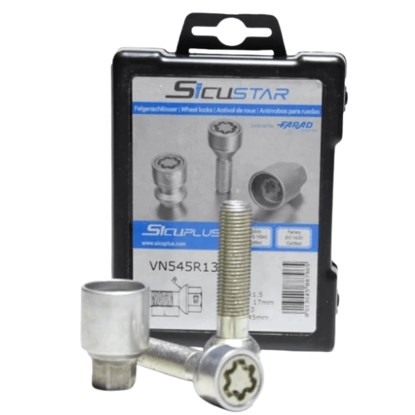 Bezpečnostní šrouby Sicustar M14x1,5 kulová